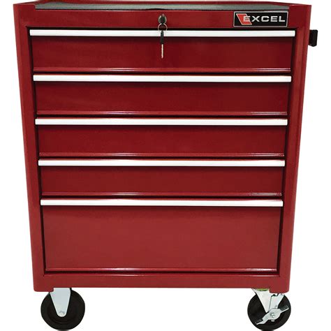 excel rolling metal tool chest